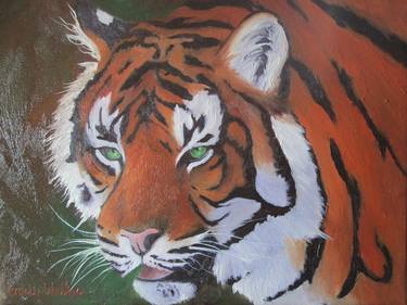 Fearless- (Tiger painting) thumb