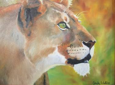 Pure Intention-(Lion Painting) thumb