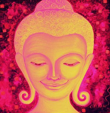 My Buddha's smile No.3 ( Pink) thumb