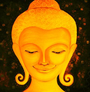 My Buddha's smile No.3 ( Orange ) thumb