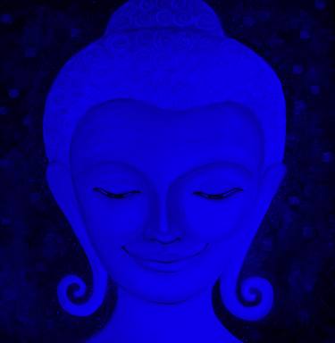 My smile Buddha No.3 ( Blue) thumb