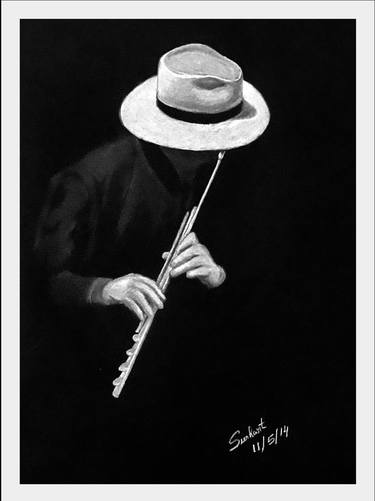 Print of Music Drawings by sushant sinha