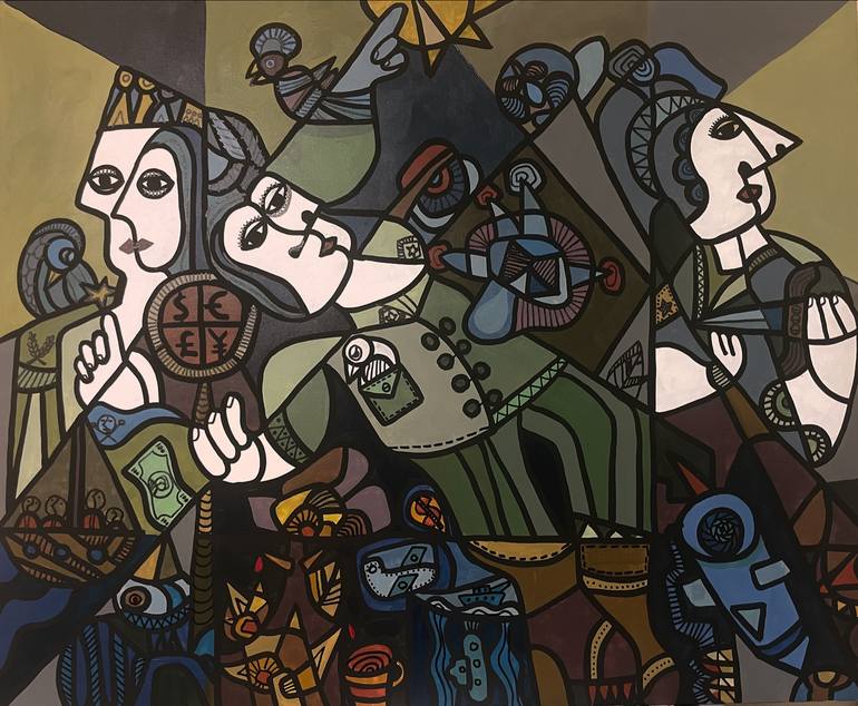 Warlords Painting by Rao Bravo | Saatchi Art