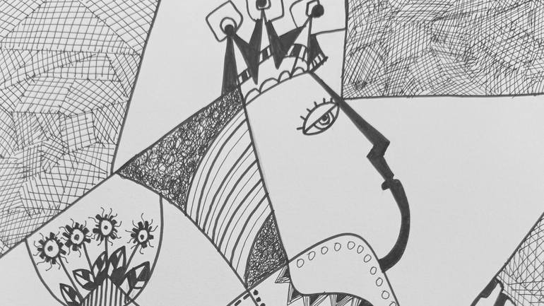 Original Abstract Expressionism Abstract Drawing by Raul Bravo