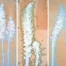 3 GRACES - Triptych, measuring 66 x 94"