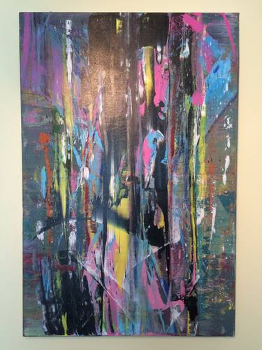 Original Abstract Water Paintings by Peter Grant