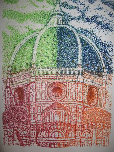 Florence Cathedral in Dots thumb