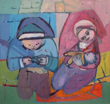 Children Playing (Sold) thumb