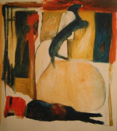 Print of Abstract Expressionism Love Paintings by Jelila Jelila