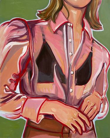 Original Art Deco Portrait Paintings by Mia Cathcart