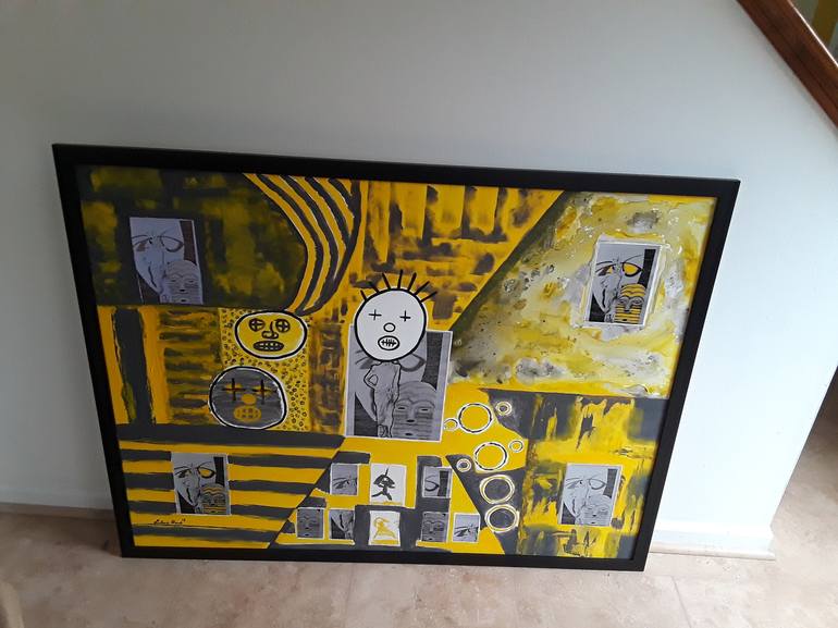 Original Abstract Painting by Ludovic Bowe