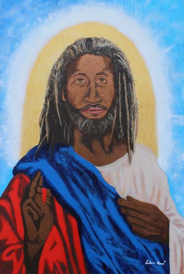 Original Figurative Religious Paintings by Ludovic Bowe