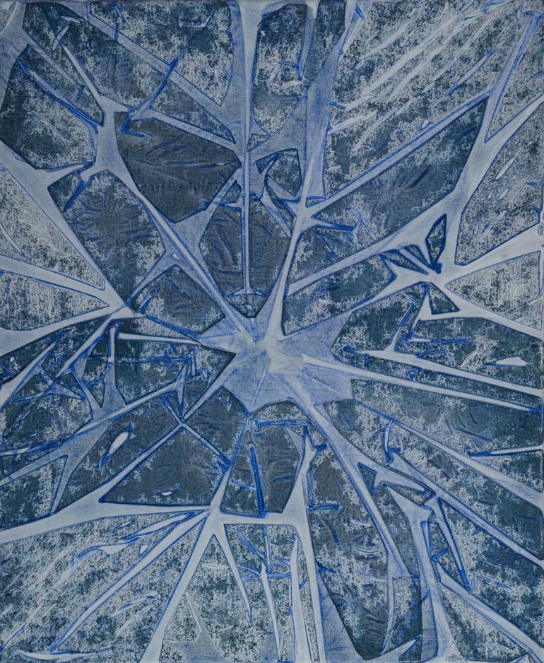 Original Abstract Painting by Thierry Deliveyne