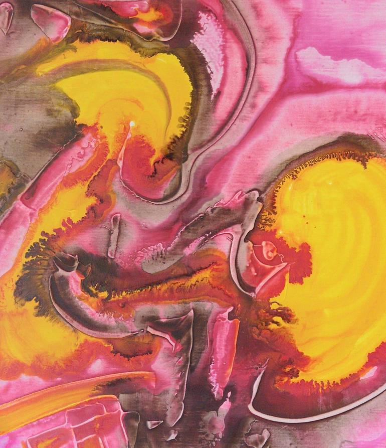 Original Abstract Painting by Thierry Deliveyne