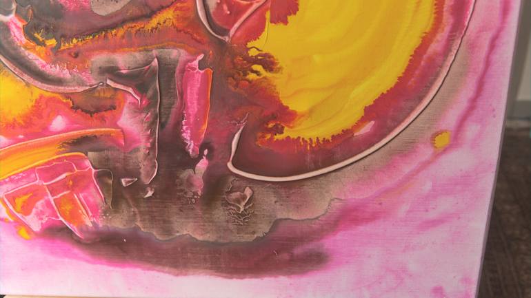 Original Abstract Painting by Thierry Deliveyne