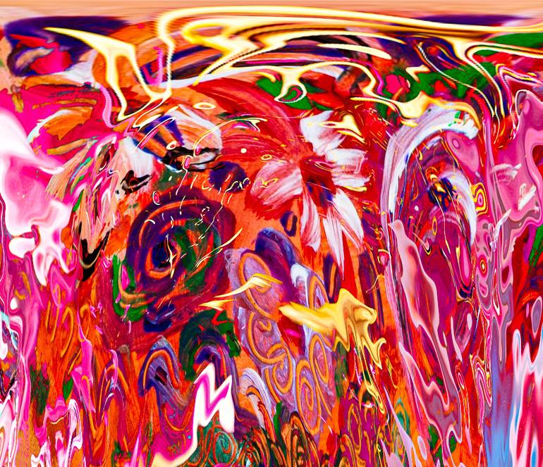 Original Abstract Expressionism Abstract Mixed Media by Bruno Paolo Benedetti