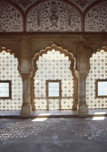 carved windows and marble pillars thumb