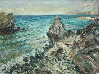 Original Expressionism Seascape Paintings by Renata Szpunar