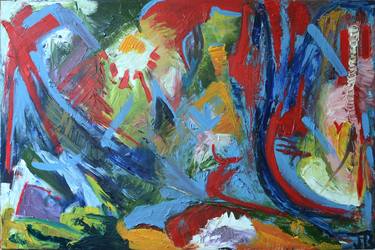 Original Conceptual Abstract Paintings by Jeanne Bensoussan