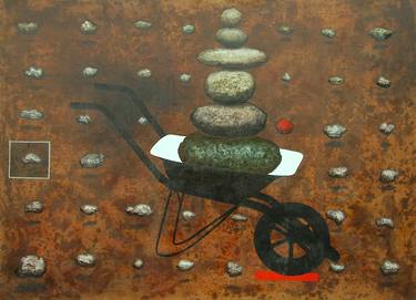 Original Documentary Home Painting by Toni Jafar