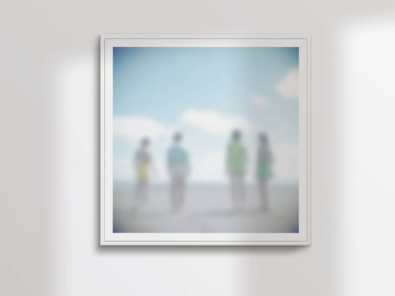 Original Abstract Expressionism Beach Photography by Nicolas Le Beuan Benic