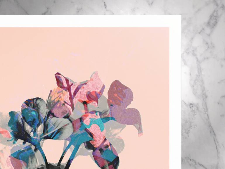 Original Contemporary Botanic Printmaking by Nicolas Le Beuan Benic