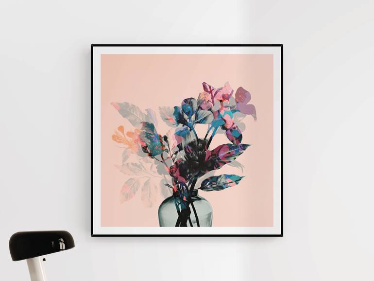 Original Contemporary Botanic Printmaking by Nicolas Le Beuan Benic