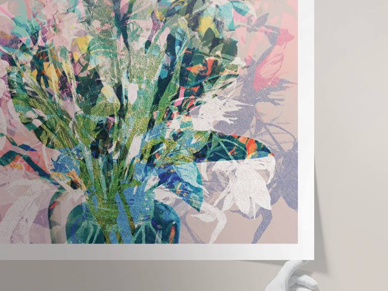 Original Contemporary Botanic Printmaking by Nicolas Le Beuan Benic