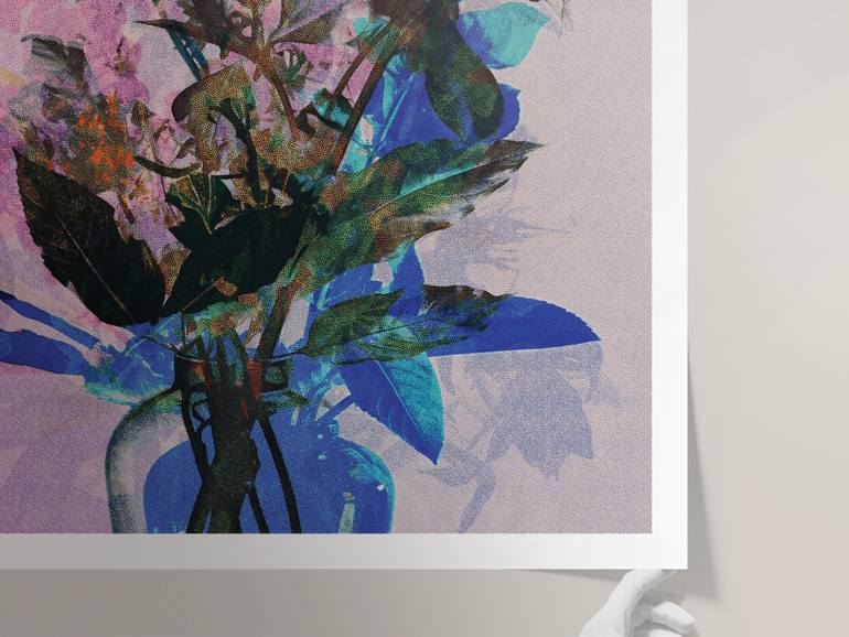 Original Contemporary Botanic Printmaking by Nicolas Le Beuan Benic