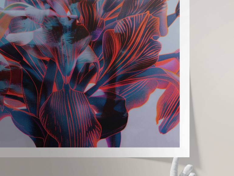 Original Contemporary Botanic Printmaking by Nicolas Le Beuan Benic