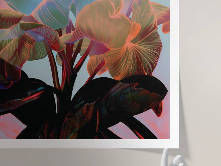 Original Contemporary Botanic Printmaking by Nicolas Le Beuan Benic