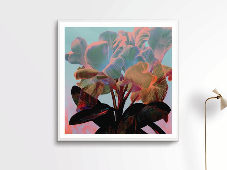 Original Contemporary Botanic Printmaking by Nicolas Le Beuan Benic