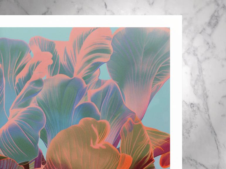 Original Contemporary Botanic Printmaking by Nicolas Le Beuan Benic