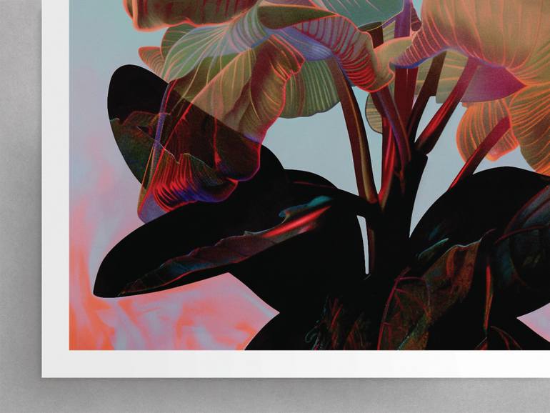 Original Contemporary Botanic Printmaking by Nicolas Le Beuan Benic