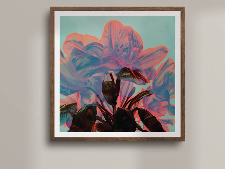 Original Contemporary Botanic Printmaking by Nicolas Le Beuan Benic