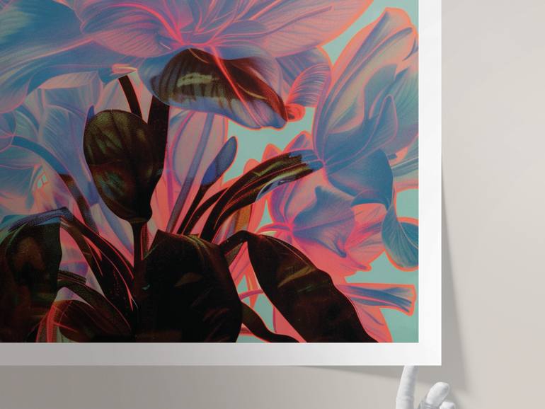 Original Contemporary Botanic Printmaking by Nicolas Le Beuan Benic