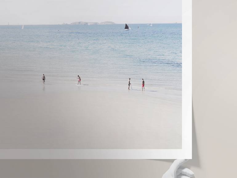 Original Minimalism Seascape Photography by Nicolas Le Beuan Benic