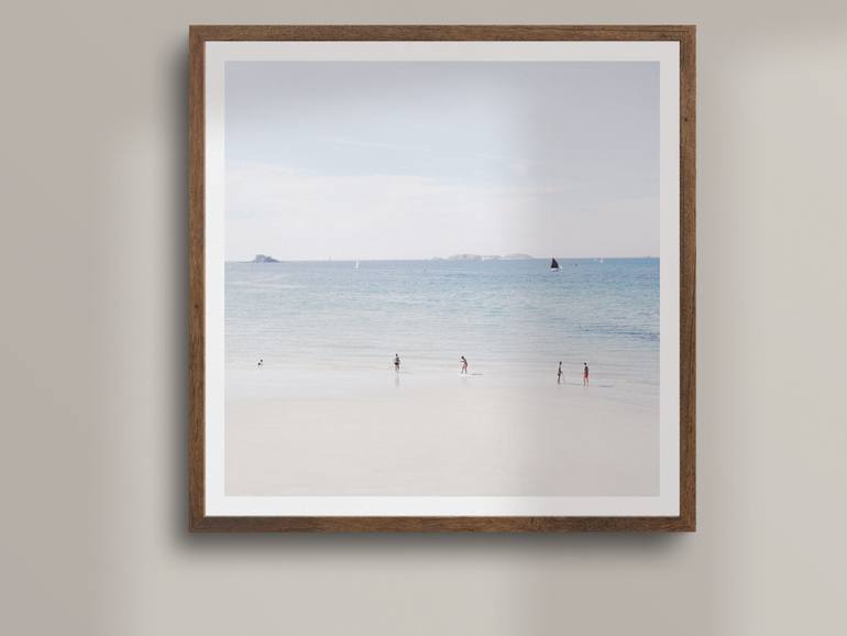 Original Minimalism Seascape Photography by Nicolas Le Beuan Benic