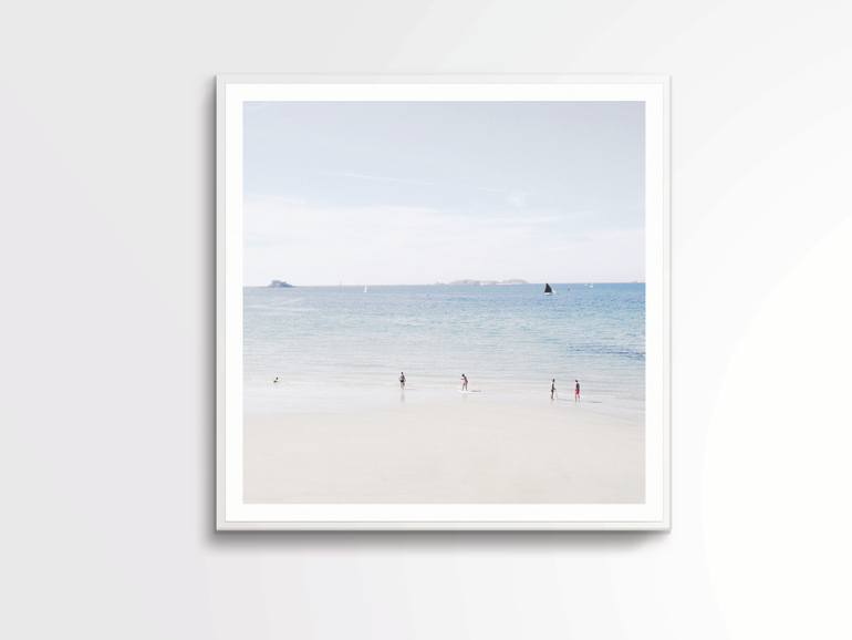 Original Minimalism Seascape Photography by Nicolas Le Beuan Benic