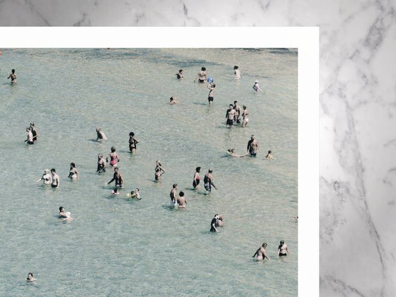 Original Minimalism Seascape Photography by Nicolas Le Beuan Benic