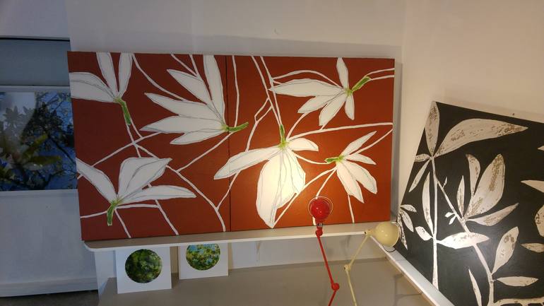 Original Modern Botanic Painting by Nicolas LE BEUAN BENIC