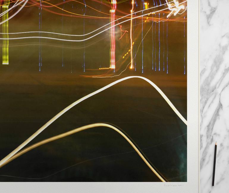 Original Abstract Light Photography by Nicolas Le Beuan Benic