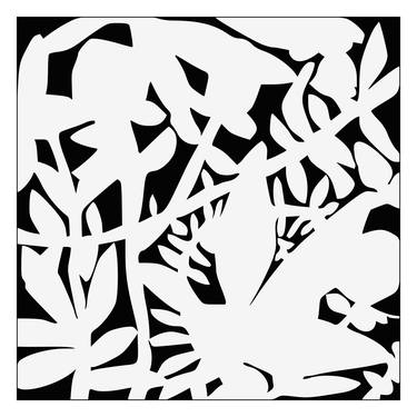 Print of Abstract Garden Printmaking by Nicolas LE BEUAN BENIC