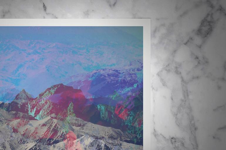 Original Abstract Expressionism Landscape Photography by Nicolas Le Beuan Benic