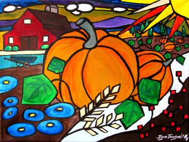 Pumpkin Harvest - Happy Farm House Series thumb