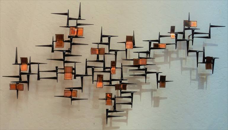 Original Abstract Expressionism Abstract Sculpture by Corey Ellis