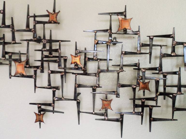 Original Abstract Expressionism Abstract Sculpture by Corey Ellis