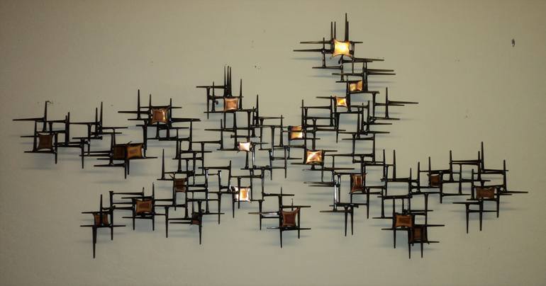 Original Modernism Abstract Sculpture by Corey Ellis