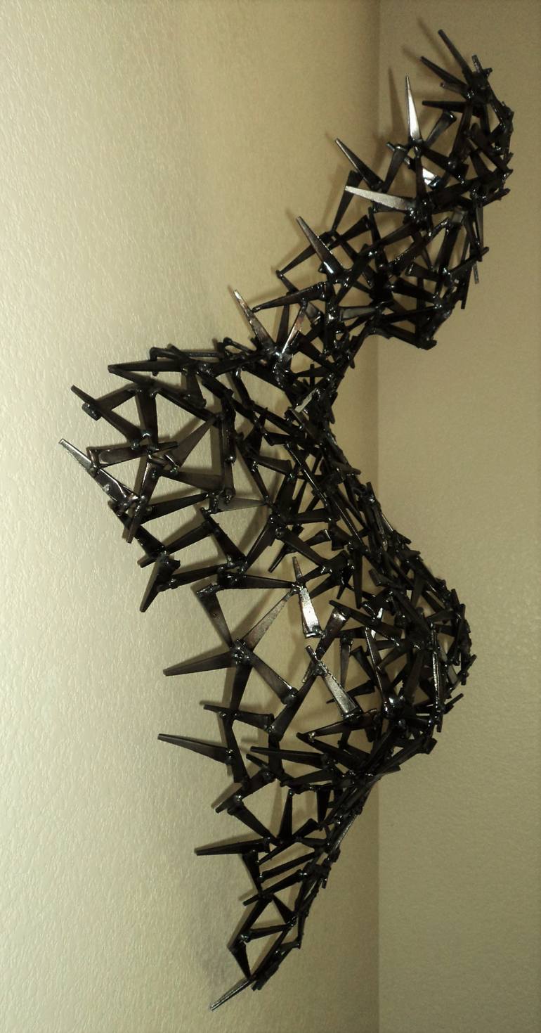 Original Abstract Expressionism Abstract Sculpture by Corey Ellis