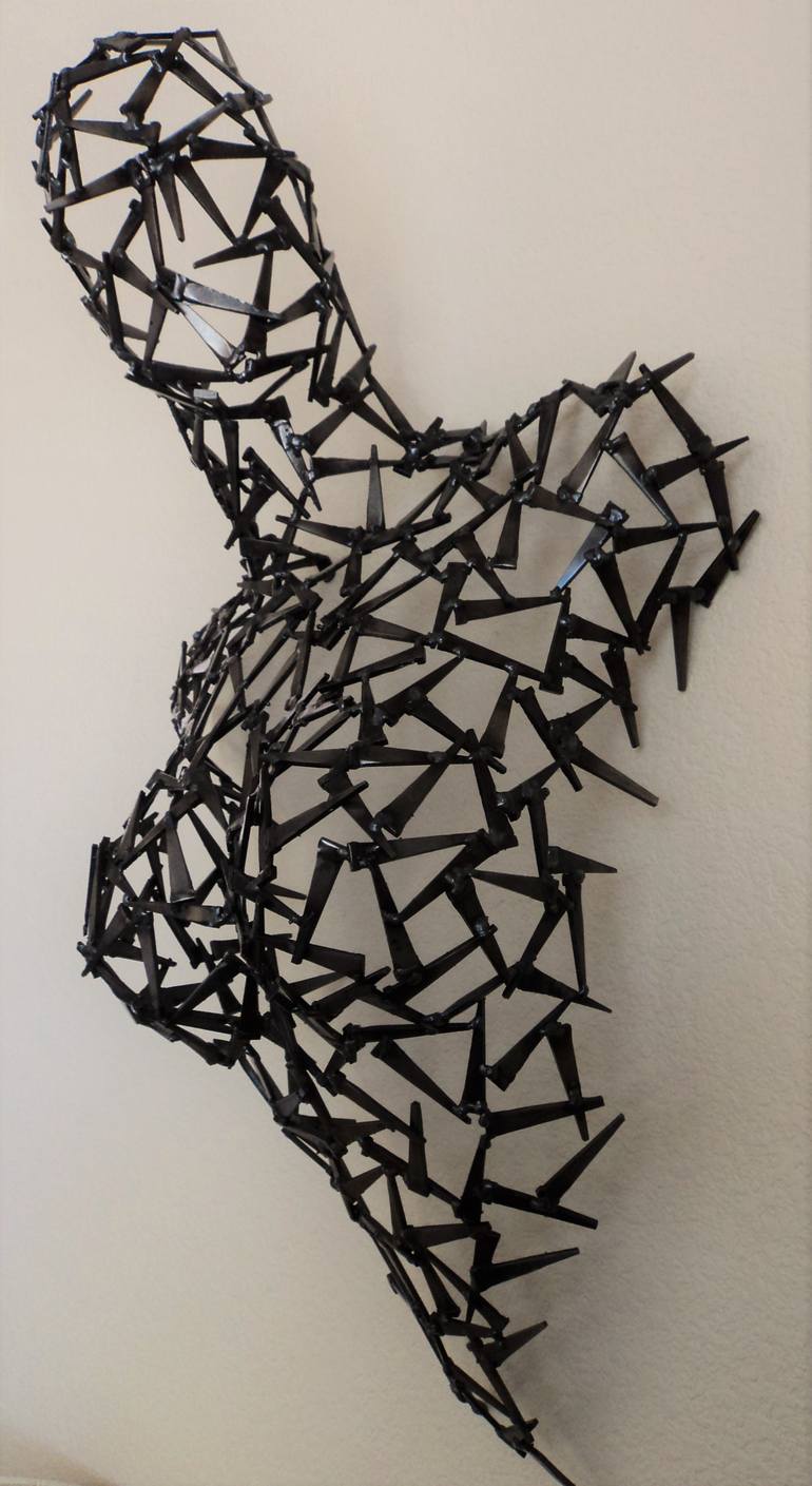 Original Abstract Expressionism Abstract Sculpture by Corey Ellis